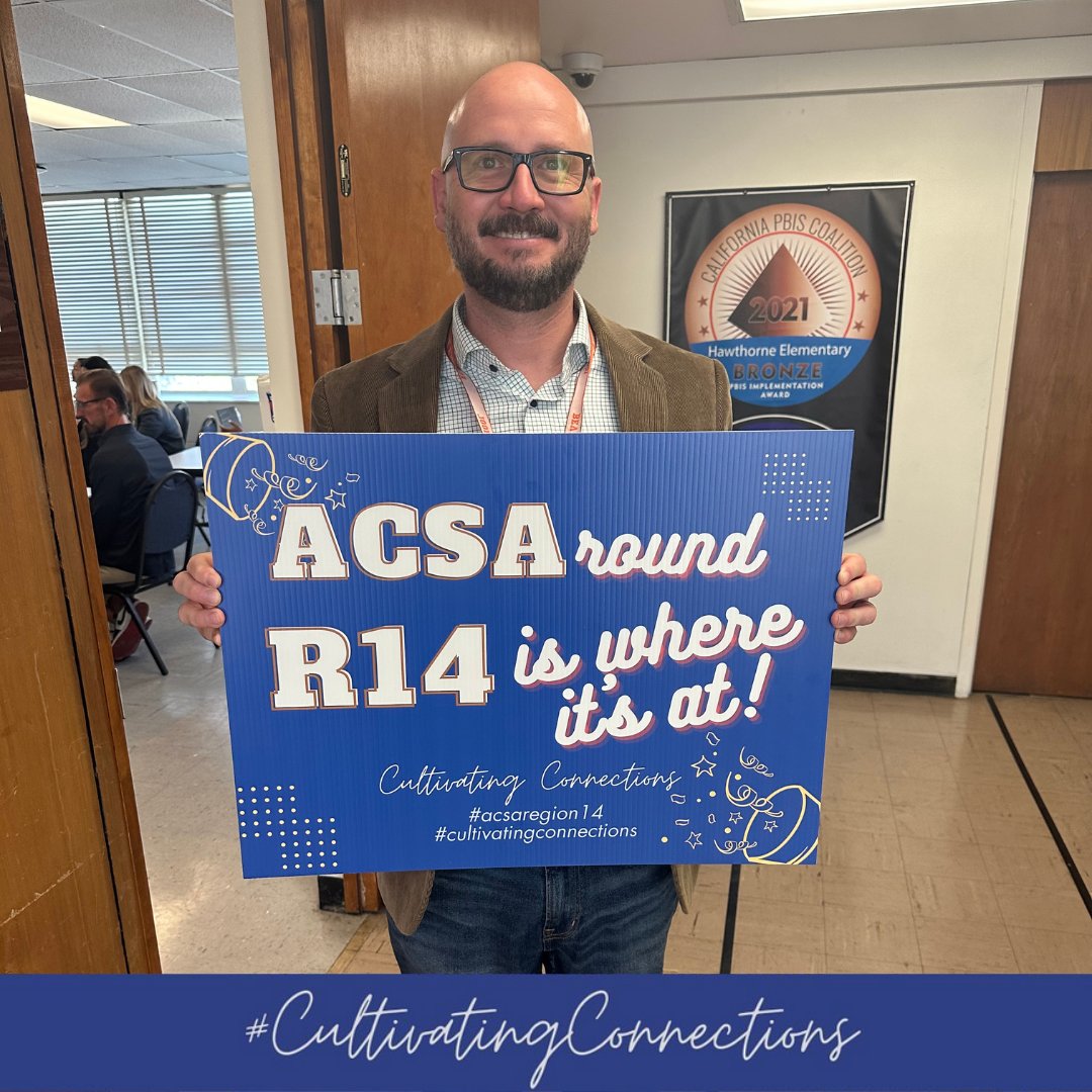 The Westside chapter's Matt Horvath is #CultivatingConnections with Beverly Hills USD's new Beverly Hill High's principal Drew Stewart as he's going to be a mover and shaker in the education field!
#acsa #r14 #acsaregion14 #cultivatingconnections #acsaround