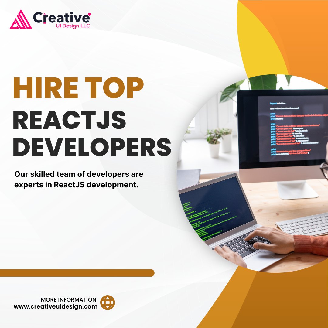creativeuillc's tweet image. Hire Top #ReactJS developers from Creative UI Design LLC for your next project.
Our skilled team of developers are experts in ReactJS development.
creativeuidesign.com/hire-reactjs-d…
#WebDevelopment #HireReactJSDeveloper #creativeuidesign #ReactJSDeveloper