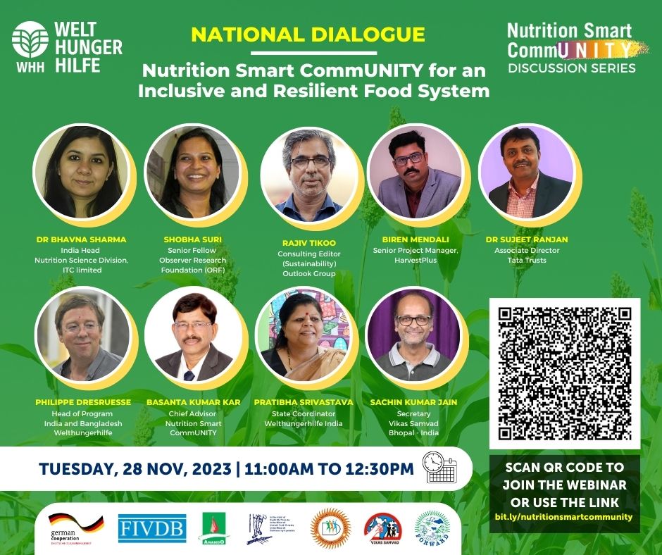 nutriSmartcomm's tweet photo. ๐ฑ Get ready for a thought-provoking discussion! Join our dynamic panel on November 28, 2023, from 11 am to 12:30 pm. ๐ท Connect with us online using this link: https://t.co/ftrnrodkuhโฆ #NutritionSmartCommunity #InclusiveFoodSystem https://t.co/VBchtz6Yyc