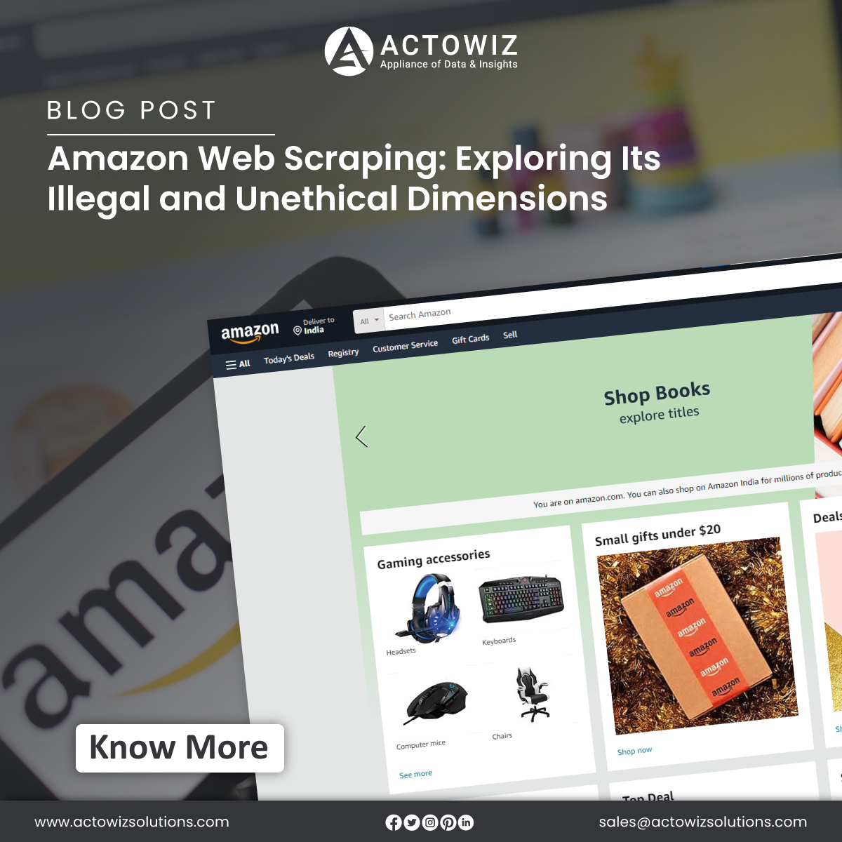 actowizsolution's tweet image. Discover the dark side of #Amazonwebscraping: Learn about its illegal & unethical aspects. Is it harming your business?
medium.com/@actowiz/amazo…
#AmazonWebScraper #AmazonDataScraping #AmazonDataScraper #ScrapeAmazonData #AmazonDataExtraction #actowizsolutions #usa #uk #uae