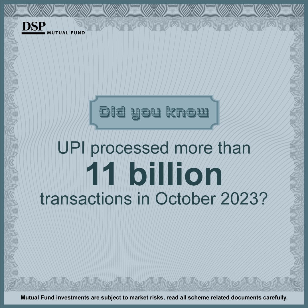 The seamless user experience &amp; instant payment capabilities of UPI is reshaping the digital payments landscape. 

It brings millions of new users and businesses across India into the formal banking system.
 
An opportunity to participate in the BFSI sector that is fueled by