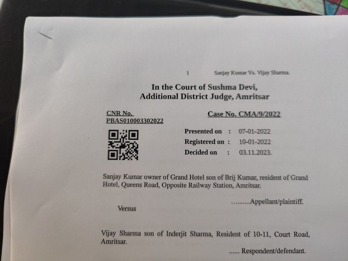 Hauteee's tweet image. Outright CONTEMPT OF COURTby Vijay Sharma/RICHI HOTELS vide cnr no.PBAS010003302022-case CMA/9/2022.by NOT complying with the judgement of order and continuing with his illegal construction. WHO IS  SHIELDING HIM? @CMOPb @AmitShah @hsphoolka @JustChandrachud @CsPunjab @HMOIndia