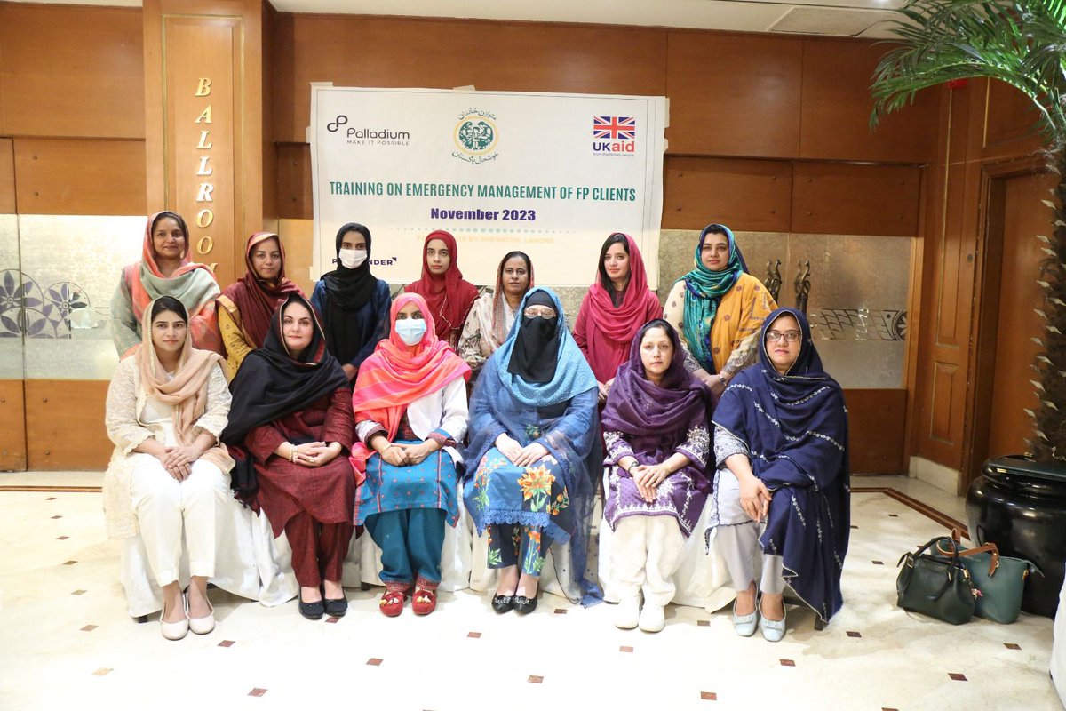 The second batch of three-day training on Emergency Management of FP Clients – a collaborative effort of PWD and DAFPAK-PSSD – successfully concluded on November 15, 2023. 
#PWD #DAFPAK #Punjab #Training #FP