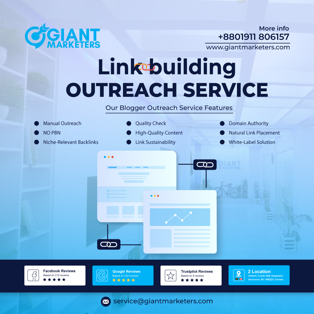 giantmarketers's tweet photo. 📣 Unlock the Power of Influencer Collaboration with Giant Marketers! 🚀
🌐 Discover Affordable Excellence: https://t.co/JfsuZVFT1v
🌐 Explore More: https://t.co/4J752Br1r5
📧 Contact us: service@giantmarketers.com
📈 Let's Grow Your Business Together!

#BloggerOutreach #seo https://t.co/FqEkljStbP