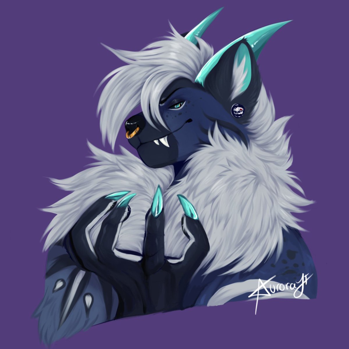 AuroraBlob's tweet photo. @Kitchiki I mostly do headshots rn, but it's still art^^ https://t.co/9KPJBchtHx