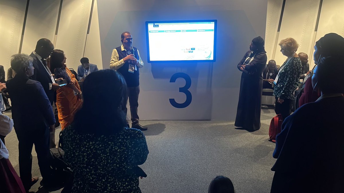 At The Union Conference, Raghavendra T, Lead, Grama Arogya, presented KHPT's  initiative with the RDPR Dept and ANSSIRD to capacitate over 45000  Gram Panchayat functionaries  in #Karnataka through satellite training on the decentralized delivery of  healthcare.

#KHPTinParis