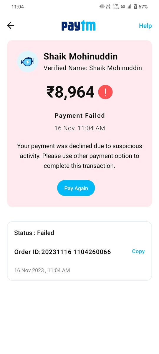 UniqueLucky's tweet photo. @paytmbankcare Why is money not going from my Paytm to someone else's Paytm Merchant?
and not add money in Paytm wallet i m very upset in 2 month please fix this issue https://t.co/1z1BmOyVkh
