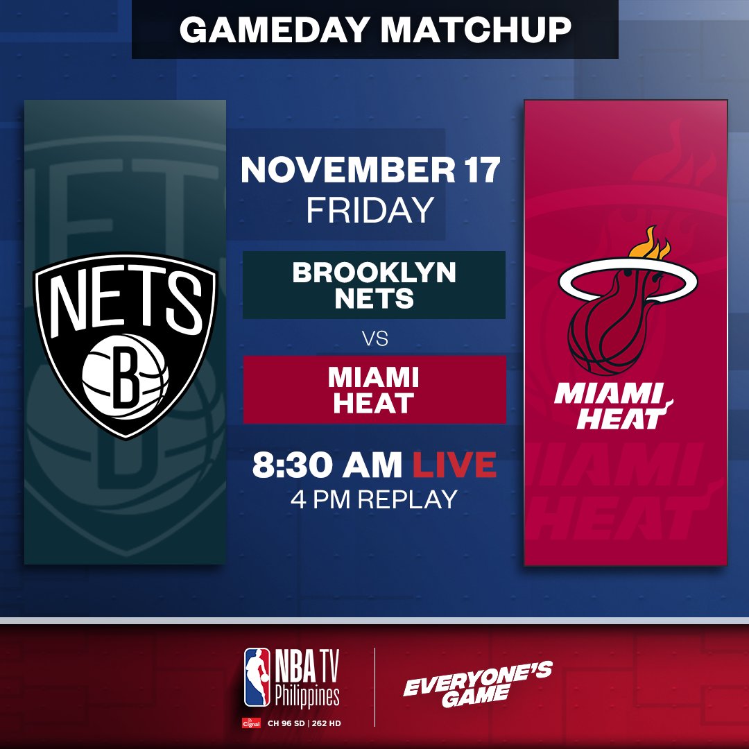 East feastin' Both the Miami Heat and the Brooklyn Nets are riding winning streaks. Can Bam Adebayo and Co. go seven straight, or will Cam Thomas lead his team to their third consecutive victory?