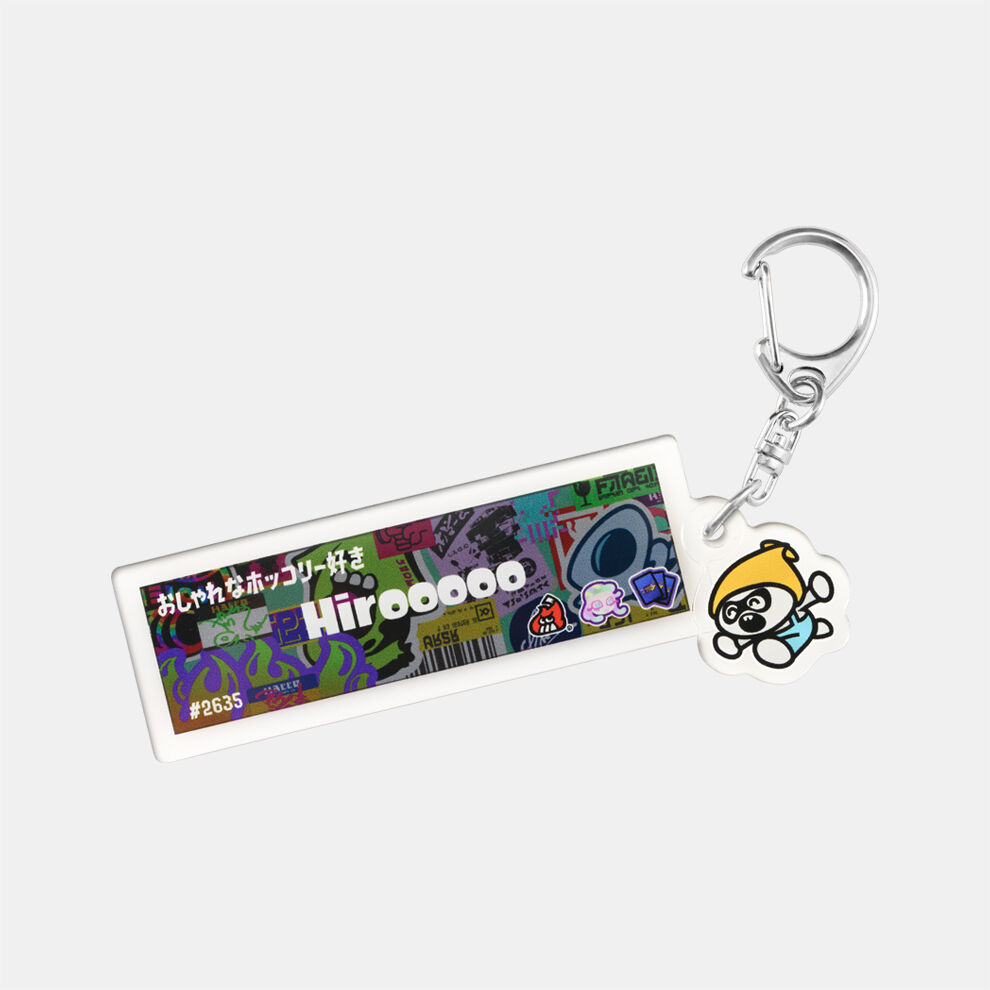 Splatoon3_goods's tweet photo. 『スプラトゥーン3 ネームプレートキーホルダー』の販売が決定！マイニンテンドーストアで抽選販売開始
https://t.co/o8zIDB1oNv

あなたが『スプラトゥーン3』で使用しているネームプレートがそのままキーホルダーになりました！
ゲーム内での設定が注文時に自動的に反映されます。
© Nintendo https://t.co/NL87ViPaNS