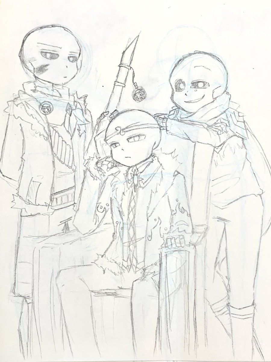 3737sand's tweet photo. アナログJR +部外者(((
ブルーくんの顔かなり好みに描けた気がする！！！逆にインクくんの顔直しすぎて紙がふにゃふにゃになっちまったよ https://t.co/vew8ONiPCv