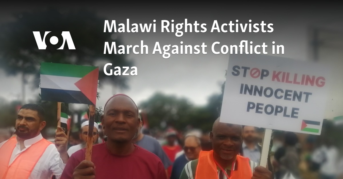 Malawi Rights Activists March Against Conflict in Gaza dlvr.it/Syv10b