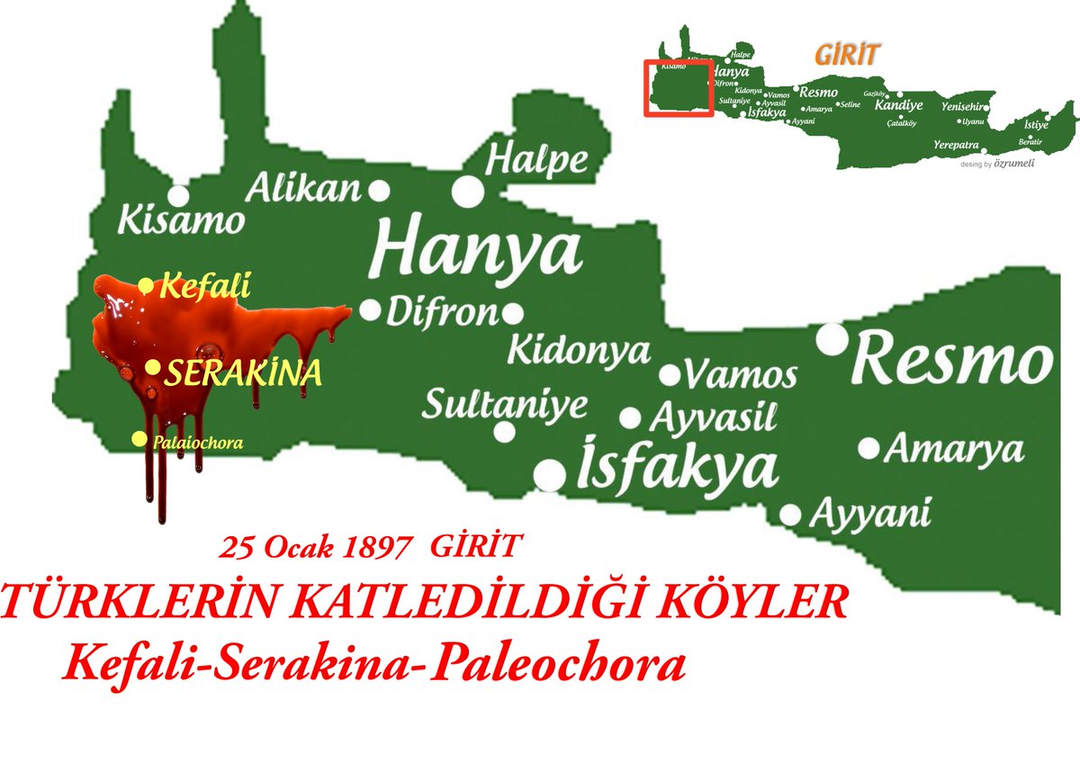 yeniozrumeli's tweet photo. 🇹🇷TÜRKLERİN Katledildiği Köyler (Hanya Sancağı Katliamı)_Girit https://t.co/2kI1rBJ6HK