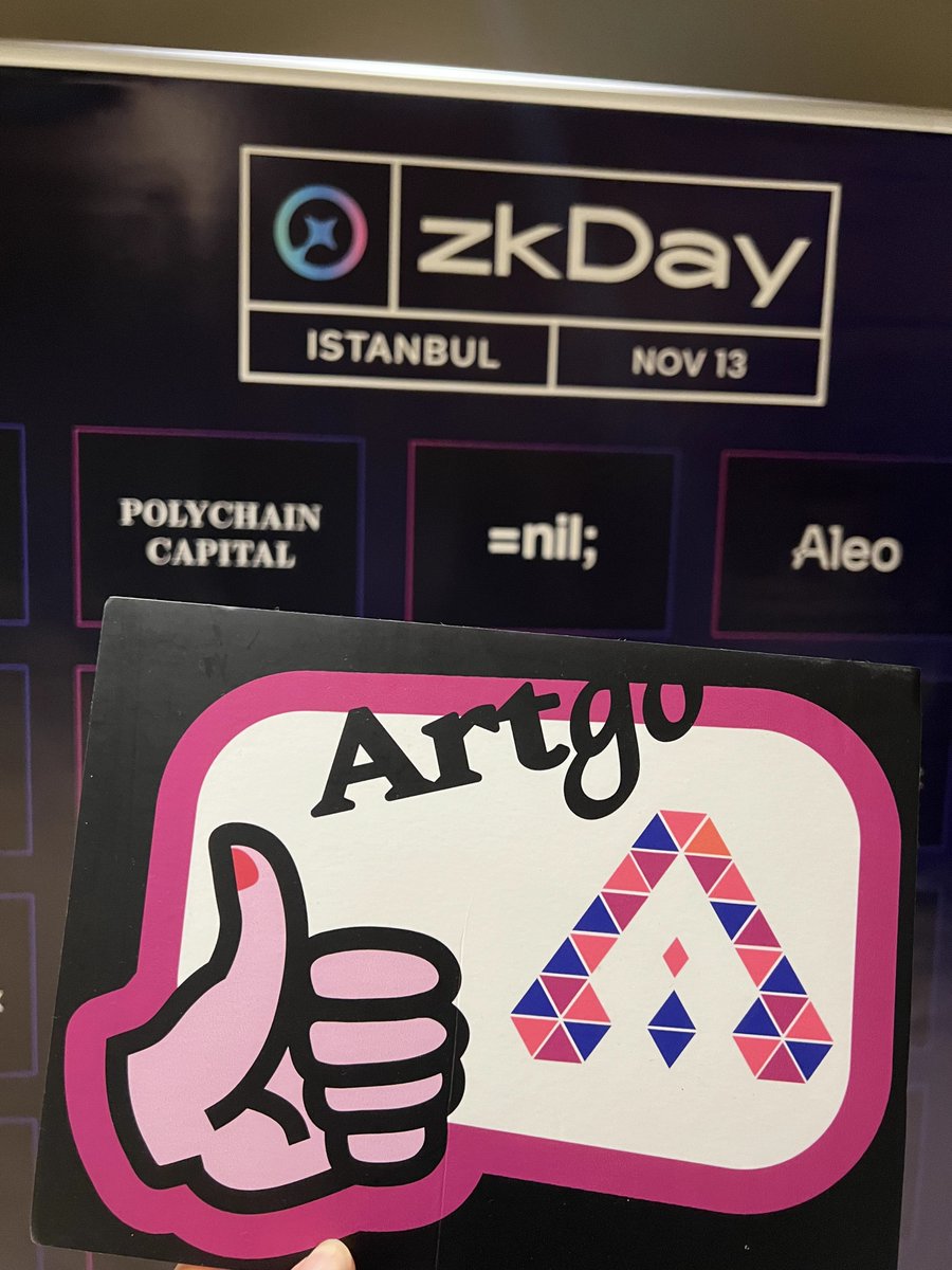 Artgo_AI's tweet photo. Exciting times in Istanbul! 🌍 Attended #L2days and #zkDay, soaking in the latest insights and innovations. Grateful for the opportunity to connect with like-minded professionals and dive deep into the world of technology. 🚀 #IstanbulAdventures #TechEvents https://t.co/Scs4cws1ho