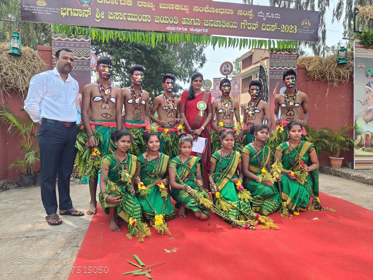 CTRITH_Kar's tweet photo. 🌟Successful events r born when agencies take ownership. Yesterday's celebration of Shri Bhagavan Birsa Munda's Birth anniversary &amp; #JanjatiyaGauravDivas2023 @ #Chamarajanagar exemplified this. Kudos to #KSTRI Mysore, District administration #Chamarajanagar, Adivasi CBOs &amp; people https://t.co/COrgoHBD5n