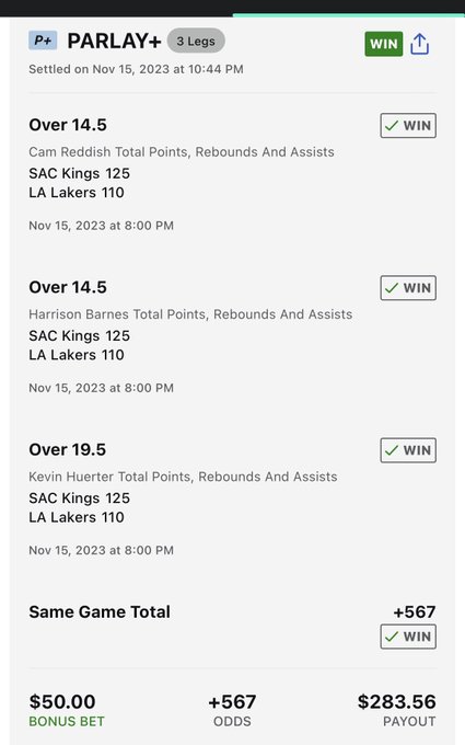 Lakers lost&hellip; but that steal and layup by Harrison Barnes completed my 3 leg parlay on ESPNBet https://t<a href="/tag/polyamory"class="tags"><span>#polyamory</span></a>