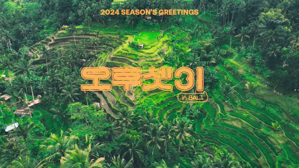 [오후셋이] “2024 SEASON'S GREETINGS" Teaser Video

🗓 PRE-ORDER 
2023.11.08 WED 15:00 (KST) ~ 11.22 WED 23:59 (KST)

youtu.be/BVN-dcLw9Gg

#2PM #투피엠
#JUN_K #준케이
#NICHKHUN #닉쿤
#JangWooyoung #우영 #장우영
#오후셋이 #3Buddies_at_2PM