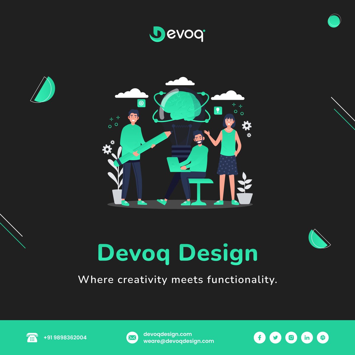Devoq_Design's tweet image. Discover the ideal fusion of creativity and functionality at Devoq Design. Here, each pixel narrates a unique story, and every interaction is a masterpiece of seamless artistry.
#DevoqDesign #CreativityMeetsFunctionality #UIUXMasters #UIUX #UXUI #UIUXDesign #Devoq