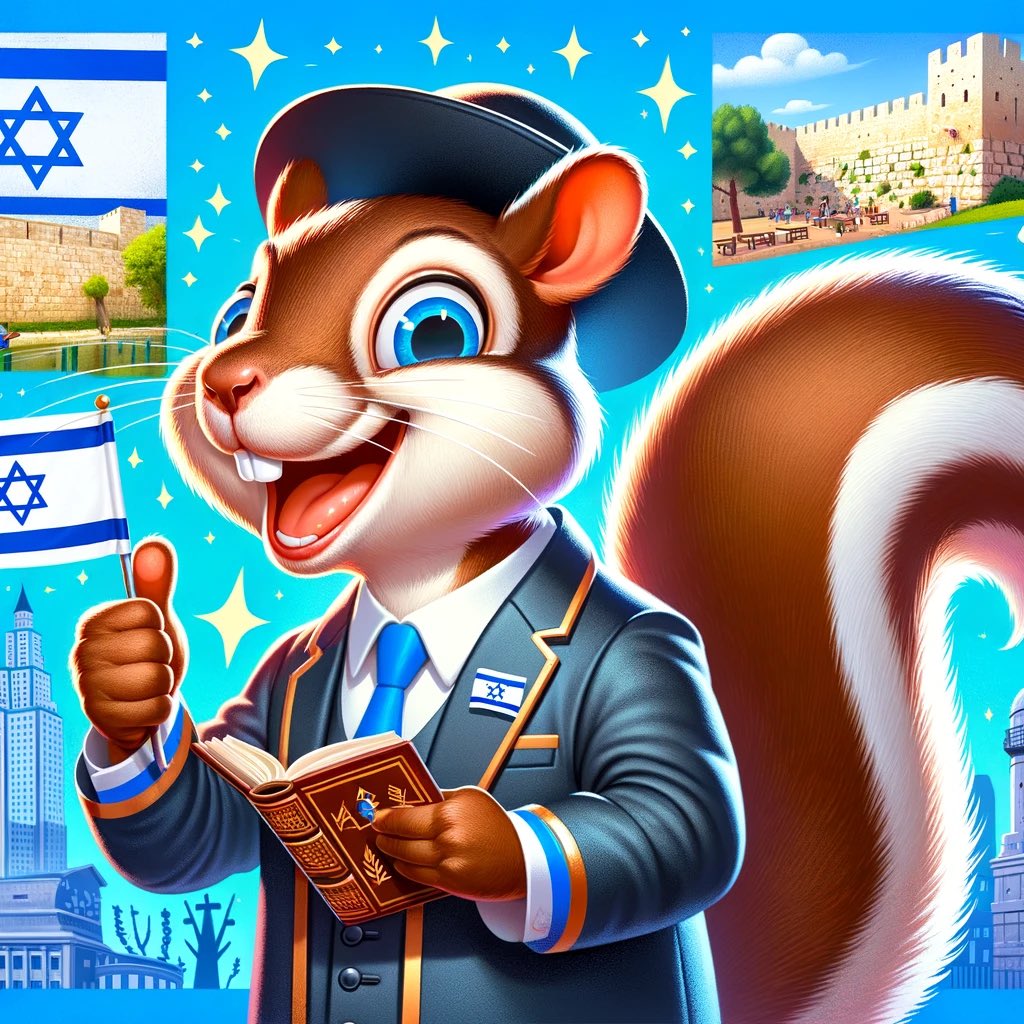SquirrelTalkJon's tweet photo. 🐿️🇮🇱 Nutty greetings from Israel! As a squirrel, I'm amazed by the resilience &amp; beauty of this land. The trees here have roots as deep as history itself, and the nuts? Divine! Israel, you're a symbol of endurance and faith. Keep thriving! #SquirrelInIsrael #BlessedLand 🌳✨ https://t.co/BjN5FQch0k