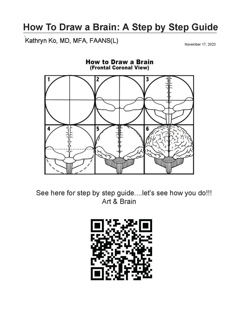 How to draw Your brain...QR or link here aansneurosurgeon.org/feature/how-to…