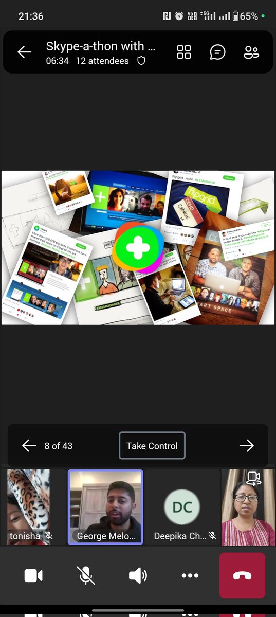 Had a wonderful SKYPEATHON 2023 session with George Melookaran from America .Topic is Microsoft teams and flipgrid,It was fruitful session <a href="/KnpsIndia/">KNPS Phagwara India</a> <a href="/pkdhillon08/">ParamjeetKaurDhillon</a> <a href="/shardapullabha2/">sharda pullabhatla</a> <a href="/maltiduggal/">Malti Duggal</a> <a href="/priya22569691/">priya</a>  @Eshabhalla1  <a href="/SeemaDutt9/">Seema Dutt</a>