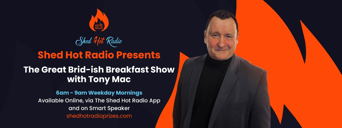 Tony McCormick (@tonymacracing) on Twitter photo SHED HOT RADIO FROM SIX
The Great Brid-ish Breakfast
Online, Via The Shed Hot Radio App and On Smart Speaker.
shedhotradioprizes.com
Classic Track and today's best music
LOCAL MUSIC
@NickTudorSolo
<a href="/edgeof13UK/">░e░d░g░e░ ░o░f░ ░1░3░</a>
<a href="/TheHilderBand/">The Hilder</a>
Shaun Holt
<a href="/SkinnyLister/">Skinny Lister</a> SHED HOT RADIO FROM SIX
The Great Brid-ish Breakfast
Online, Via The Shed Hot Radio App and On Smart Speaker.
shedhotradioprizes.com
Classic Track and today's best music
LOCAL MUSIC
@NickTudorSolo
<a href="/edgeof13UK/">░e░d░g░e░ ░o░f░ ░1░3░</a>
<a href="/TheHilderBand/">The Hilder</a>
Shaun Holt
<a href="/SkinnyLister/">Skinny Lister</a>