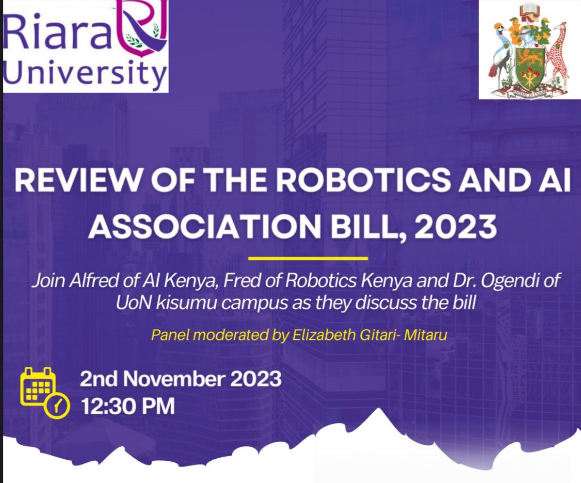📢 Dear esteemed tech enthusiasts and advocates in Kenya! 🇰🇪

We, at Ai Kenya, firmly stand 🚫 against the proposed AI and Robotics Bill, recognizing the severe threat it poses to innovation and the growth of our vibrant tech ecosystem. Access the discussion and thorough critique