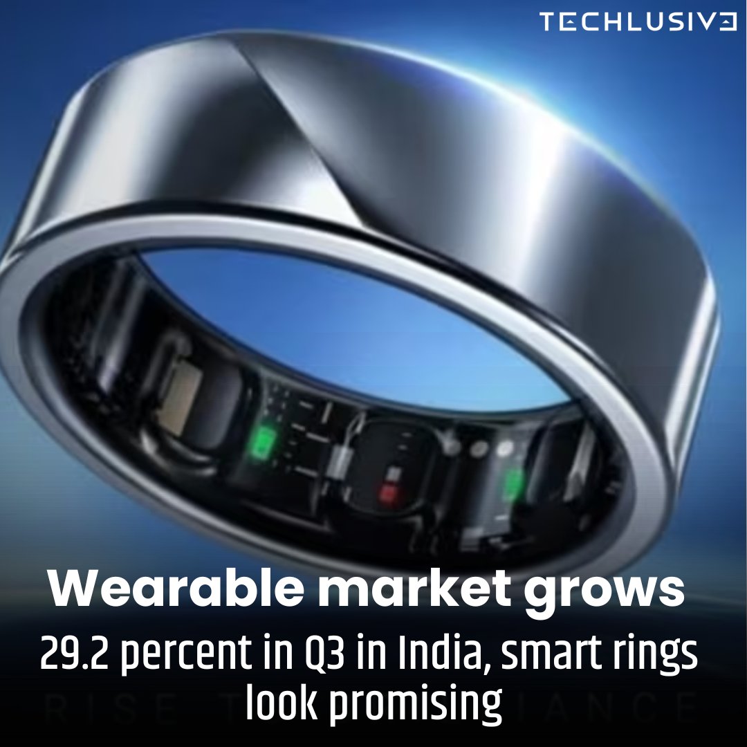TechlusiveOFCL's tweet photo. The smart ring category is generating a lot of interest from consumers, particularly due to the interesting form factor and several launches in the past few months.

Full story: https://t.co/RbQVczrhii

#smartring #techlusive #techupdates #TechNews  #gadegets https://t.co/zHGAAvIPGr