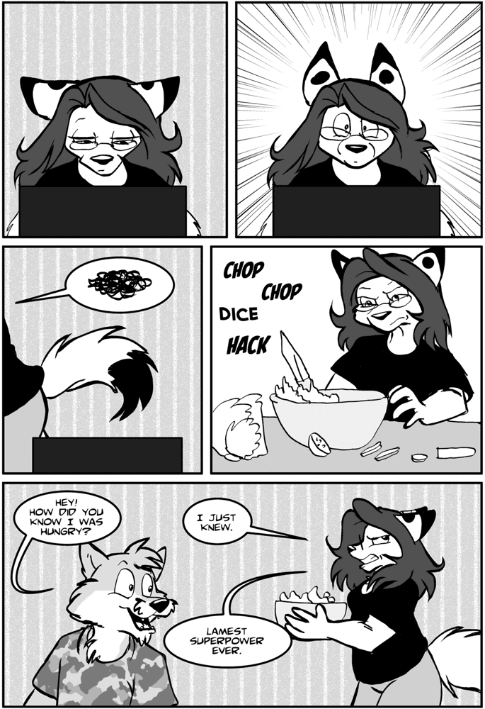 littletales's tweet photo. Tonight was a patreon night so to make it up to folks, here's another classic Little Tales strip.  Lamest. Superpower. Ever. https://t.co/uqp42RSCqj