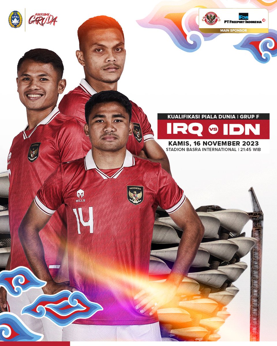 Perjuangan Timnas Indonesia di Kualifikasi Piala Dunia 2026 dimulai, Kali Skuad Shin Tae Yong akan melawat ke Basra untuk menghadapi tuan rumah Irak di laga perdana.

Comeon Garuda 🇮🇩🦅🔥

#TimnasDay #BersamaGaruda #GarudaMendunia #WCQ #WorldCupQualifiers #WCQ2026 #InspiringStars