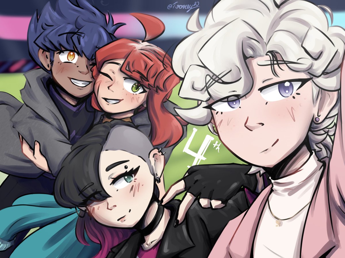 Tooney20's tweet photo. HAPPY 4TH ANNIVERSARY TO SWORD AND SHIELD!!!!
I love these games so much, decided to draw the whole gang this year
#PokemonSwordandShield #PokemonSwordShield #Pokemon #SWSH #swsh #cheers4swsh https://t.co/K3EDWgQtca