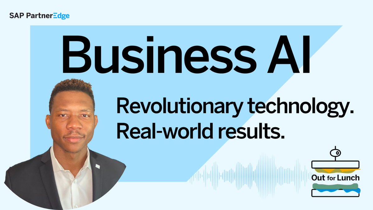 Jagjinder's tweet photo. SAP Business AI is making its way into business areas of all kinds. Watch this episode to learn about the technology, your role as #SAPPartners, and how it aligns with SAP’s overarching strategy ▶️ https://t.co/n08HBt3lpc https://t.co/y0cIYaAkqO