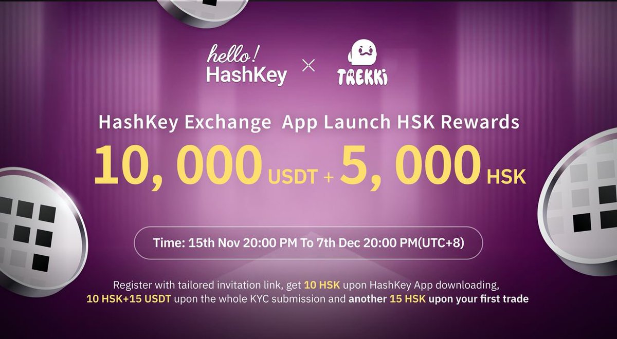 TrekkiNFT's tweet image. 🎉Thrilled to announce a partnership with @HelloHashKey！

👉Committed to defining a new benchmark for virtual asset exchanges in terms of licensed compliance, funding security, and platform security, HashKey Exchange is the first licensed retail virtual asset exchange in Hong…