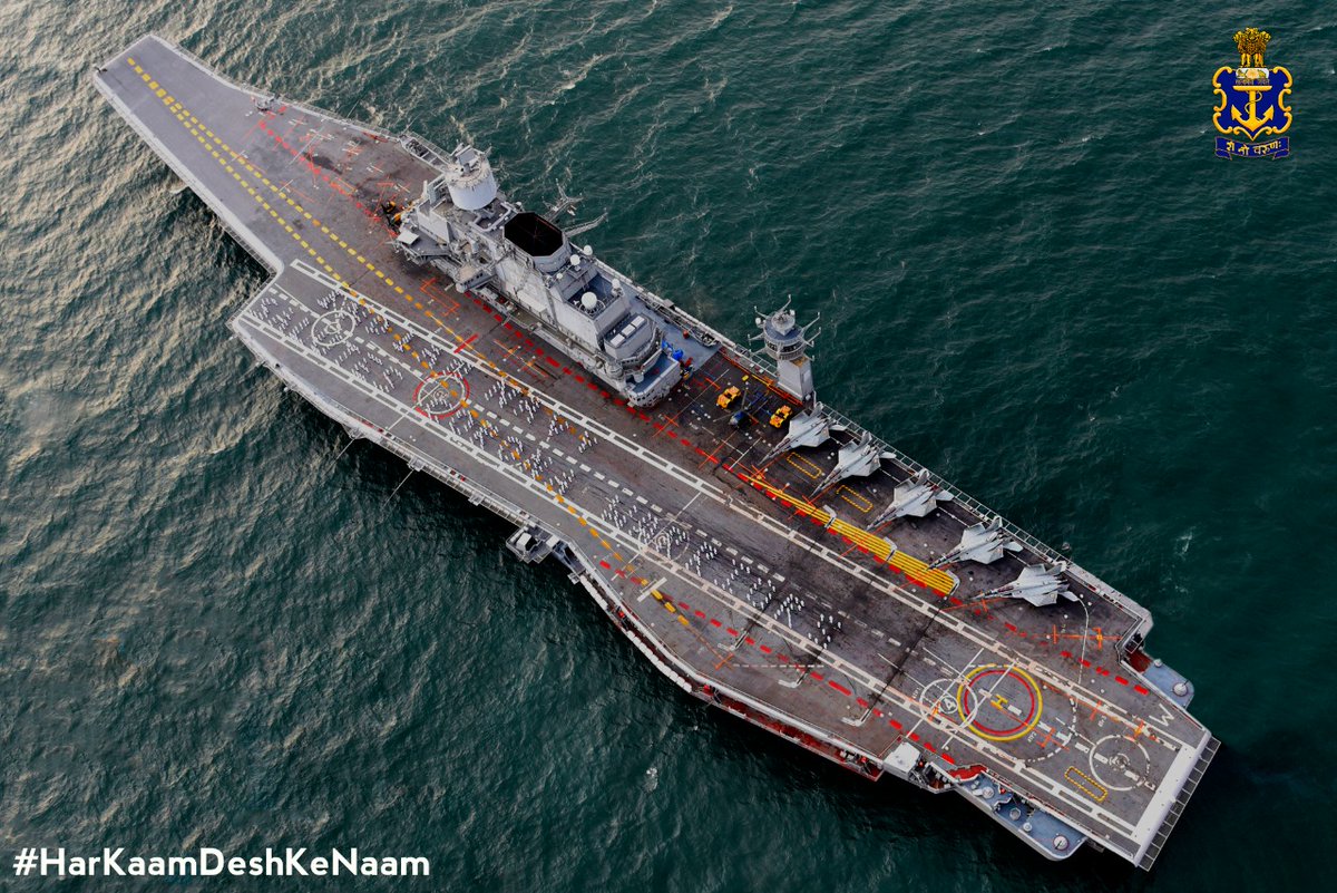 Ten years in service of the Indian Navy- the erstwhile Gorshkov, now #INSVikramaditya (@IN_Vikramaditya) was commissioned by Capt (now Vice Adm) Suraj Berry at Severodvinsk, Russia, 16 Nov 2013- #ThisDayInIndianNavy 

Ever since, a force to reckon- 3rd Indian Aircraft Carrier