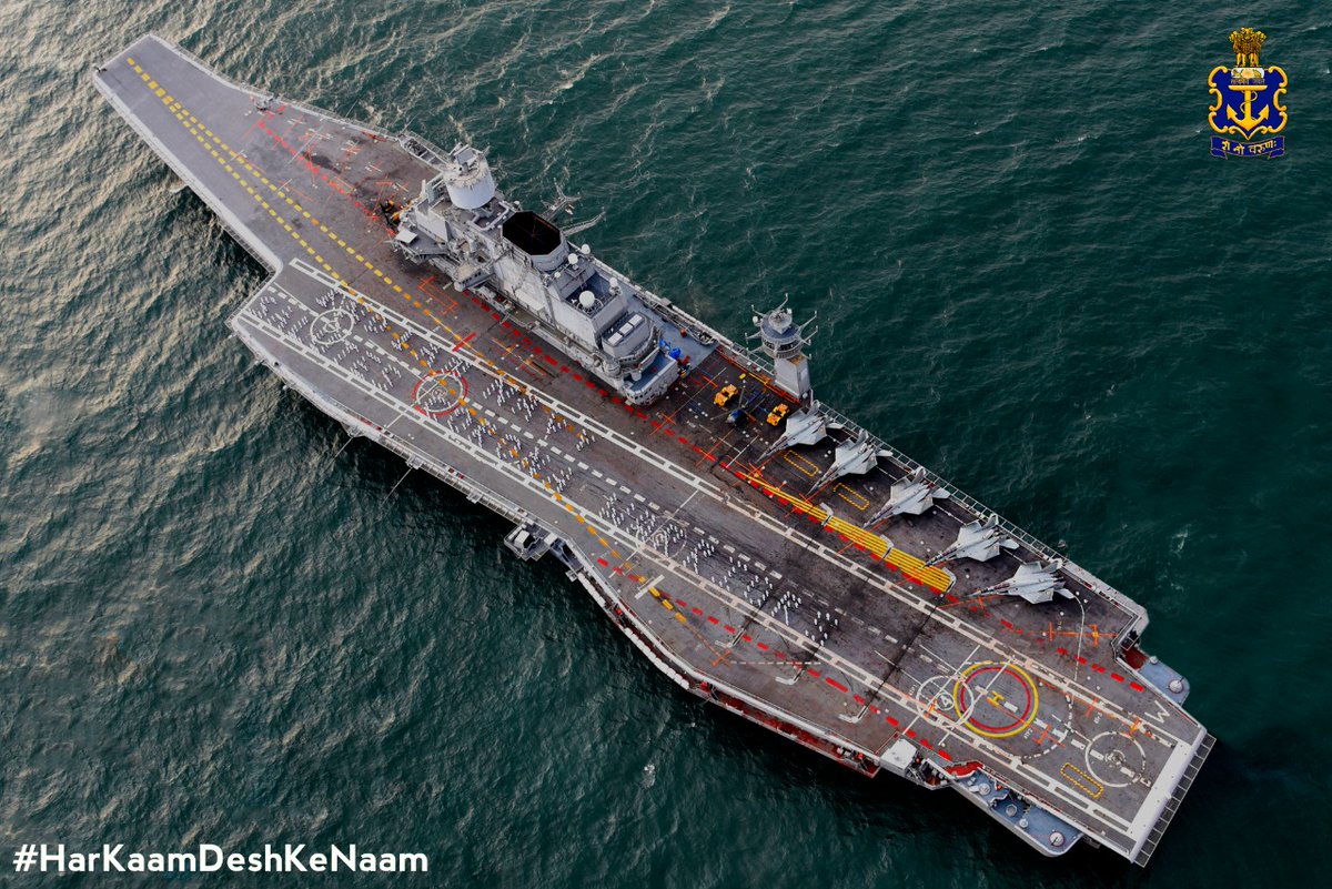 thisdayin_IN's tweet image. Ten years in service of the Indian Navy- the erstwhile Gorshkov, now #INSVikramaditya (@IN_Vikramaditya) was commissioned by Capt (now Vice Adm) Suraj Berry at Severodvinsk, Russia, 16 Nov 2013- #ThisDayInIndianNavy 

Ever since, a force to reckon- 3rd Indian Aircraft Carrier