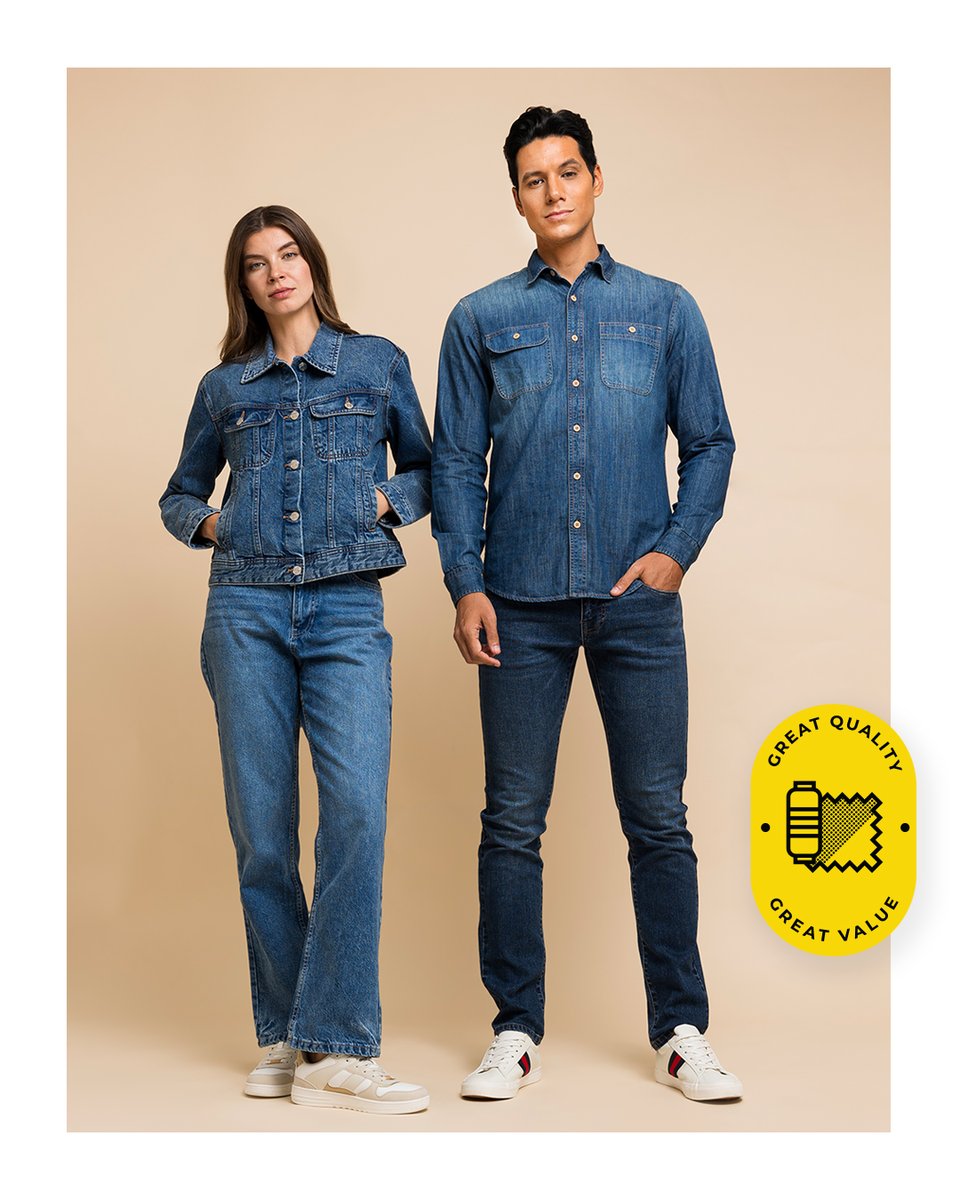 RnBArabia's tweet image. أجواء الدينيم: الدينيم لكل مزاج ولحظة. استكشفوا أنماط الدينيم المختلفة من مجموعتنا للرجال والنساء، متاحة الآن في أقرب متجر R&amp;amp;B وعبر الإنترنت على randbfashion.com

#randbfashion #fallwintercollection #menscollection #womenscollection #denimjacket #denimjeans #rnbdenim