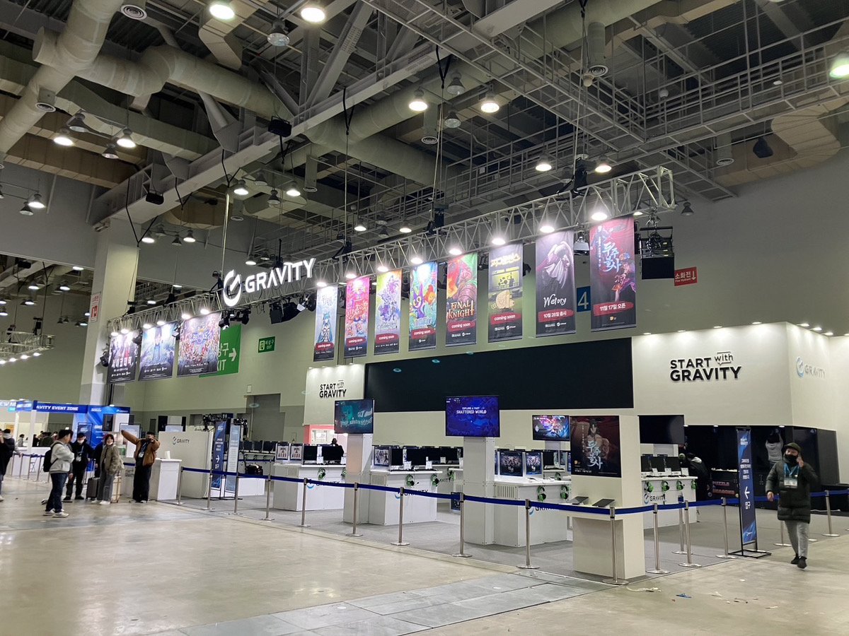 claricedisc's tweet photo. 【お知らせ】
釜山のBEXCOで現在開催中、韓国最大のゲームショー「G-STAR 2023」(11月16日～19日)にて
『ワイズマンズワールドリトライ』、『Planet Ü』(@CityConneTurbo) をGRAVITYさんブースで出展中！
たくさんの方に試遊していただけて嬉しいです✨
#GSTAR #Gstar2023
#シティコネクション https://t.co/6taaAwZBKV