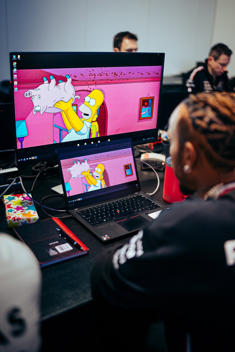 MercedesAMGF1's tweet image. Can he swing. From a web. No he can’t. He's a pig. 🕷️🐷