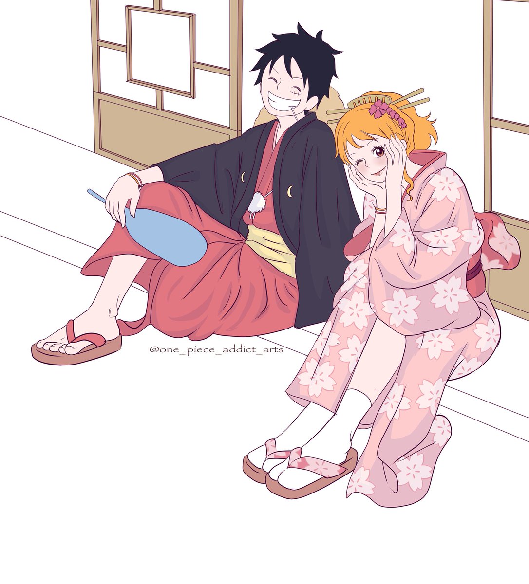 metanteiconan48's tweet photo. WIP ❤️🧡 

#ONEPIECE #Nami  #ルナミ  #luffy  #lunami https://t.co/WP8bBcWLq4
