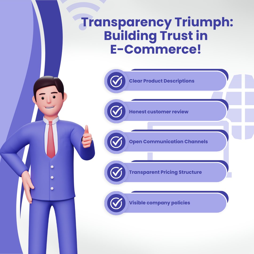 🔒 Build unshakeable trust with every sale! Discover how transparency can become your e-commerce superpower. 🤝 Join the transparency trend now!

#Ecommerce #Transparency #CustomerConfidence #BusinessEthics #TrustBuilding #EcommerceSuccess