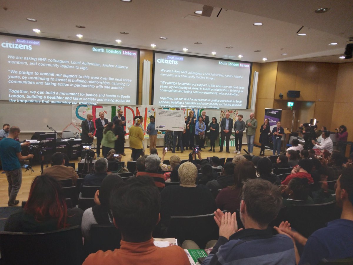 ChrisBestUK's tweet photo. What a fantastic evening with @SELondonCitizens and @SELondonICS - huge support for the pledges to improve the health &amp; well being of our citizens - get well soon @normanlamb you missed a really uplifting event  💙🎉 https://t.co/r4duPeZgIq