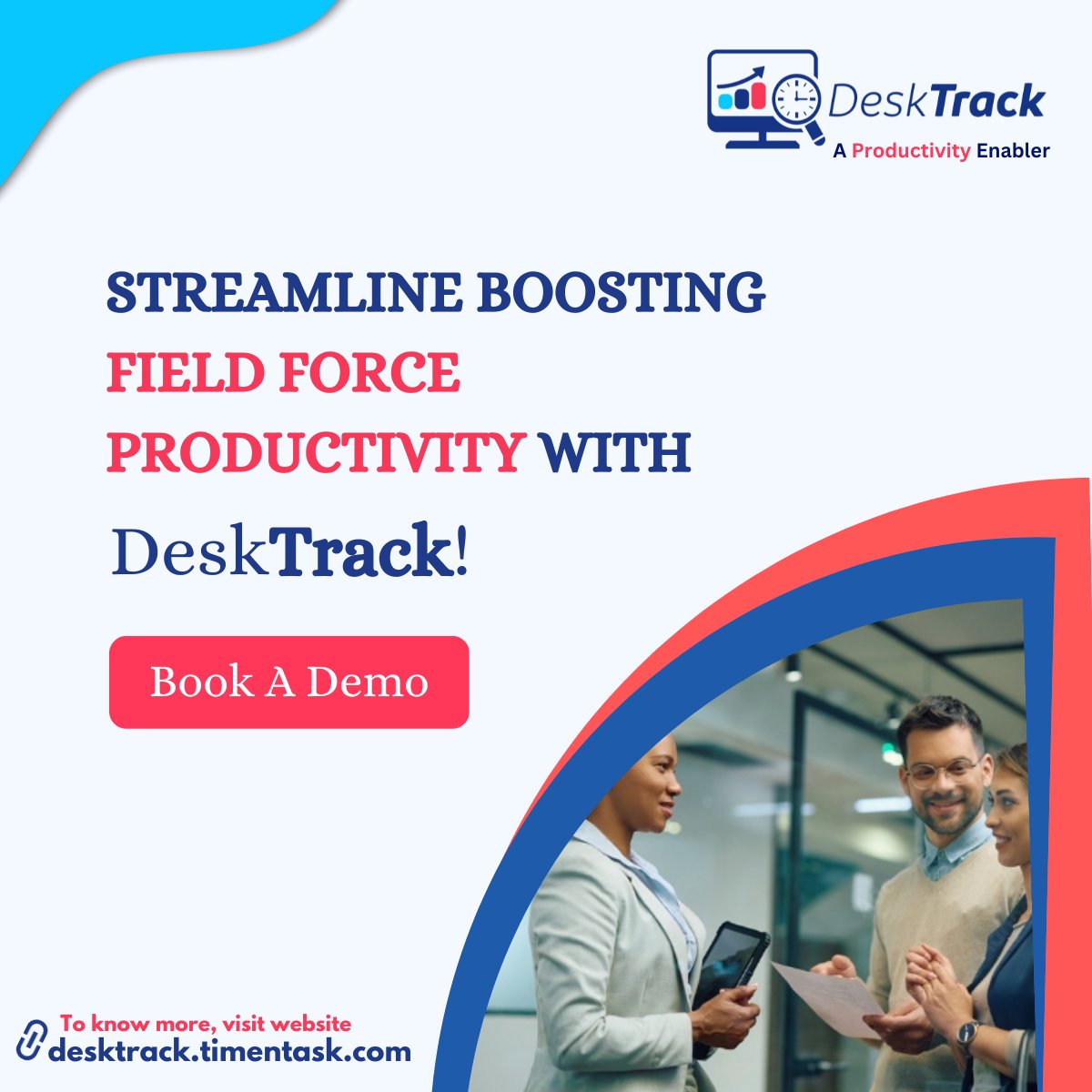 desk_track's tweet image. DeskTrack revolutionizes field force #management with real-time #ActivityTracking, #MaximizingEfficiency and providing #InsightfulAnalytics. Elevate #productivity with DeskTrack!

Visit us: desktrack.timentask.com

#DeskTrack #ProductivityRevolution #FieldForceManagement