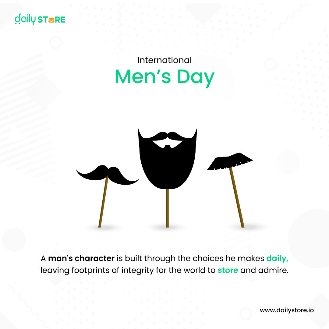 DailyStore_App's tweet photo. November 19th is recognized as International Men's Day, a day set aside to celebrate and appreciate the valuable contributions that men make to society. 
#mensday #InternationalMensDay https://t.co/fh4uARcg6T