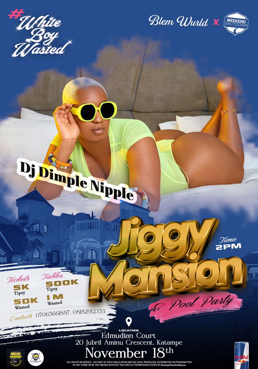 Yucee_'s tweet photo. Guys, this massive house party #jiggymansion
Is happening this weekend 🔥🔥🔥🔥
Don't miss this year's edition!

#whiteboywasted

Get your Tickets from   👉🏽 
https://t.co/Xktii4Qakp https://t.co/1iPYnVQWKN