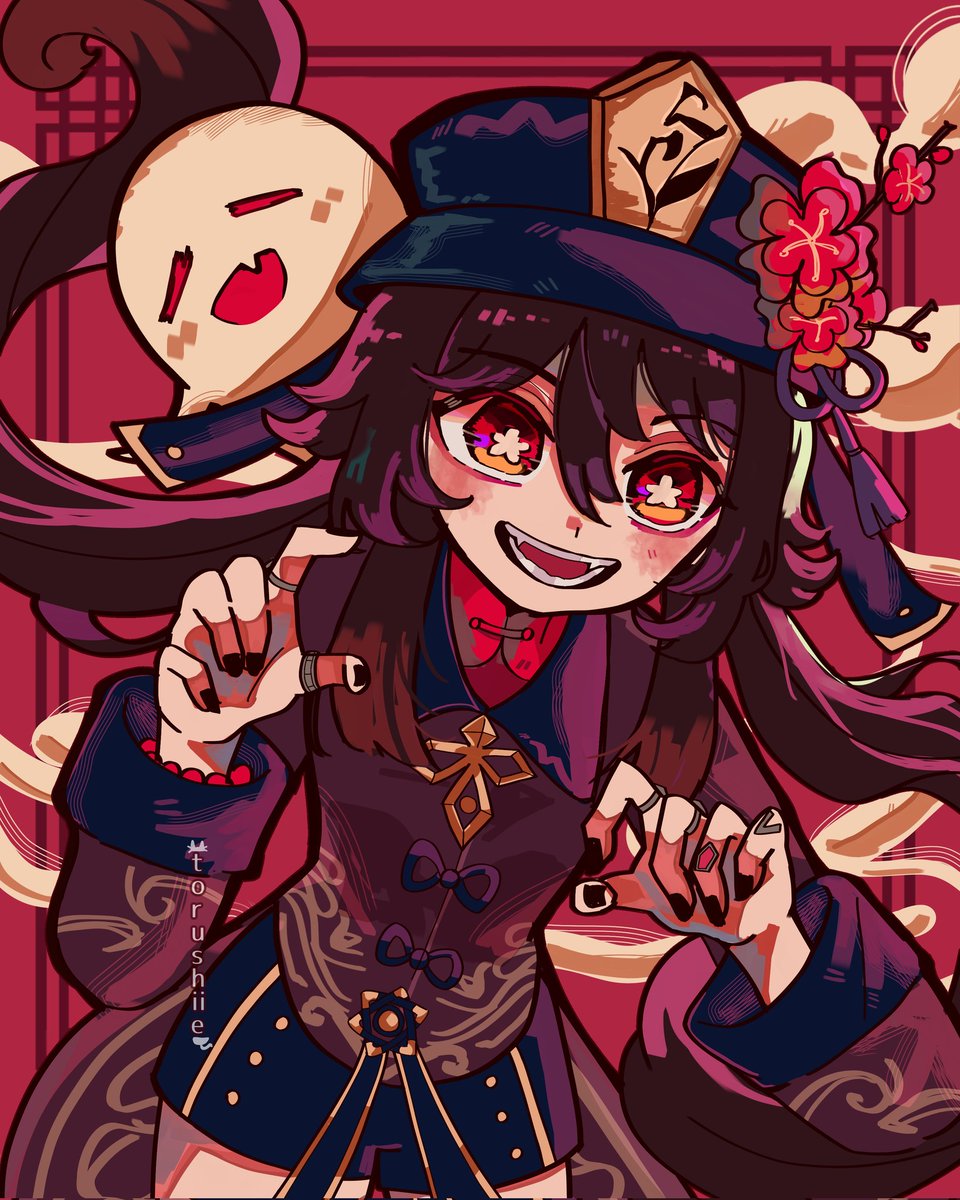 Hutao in tbhk artstyle👻

#hutao #genshinimpact