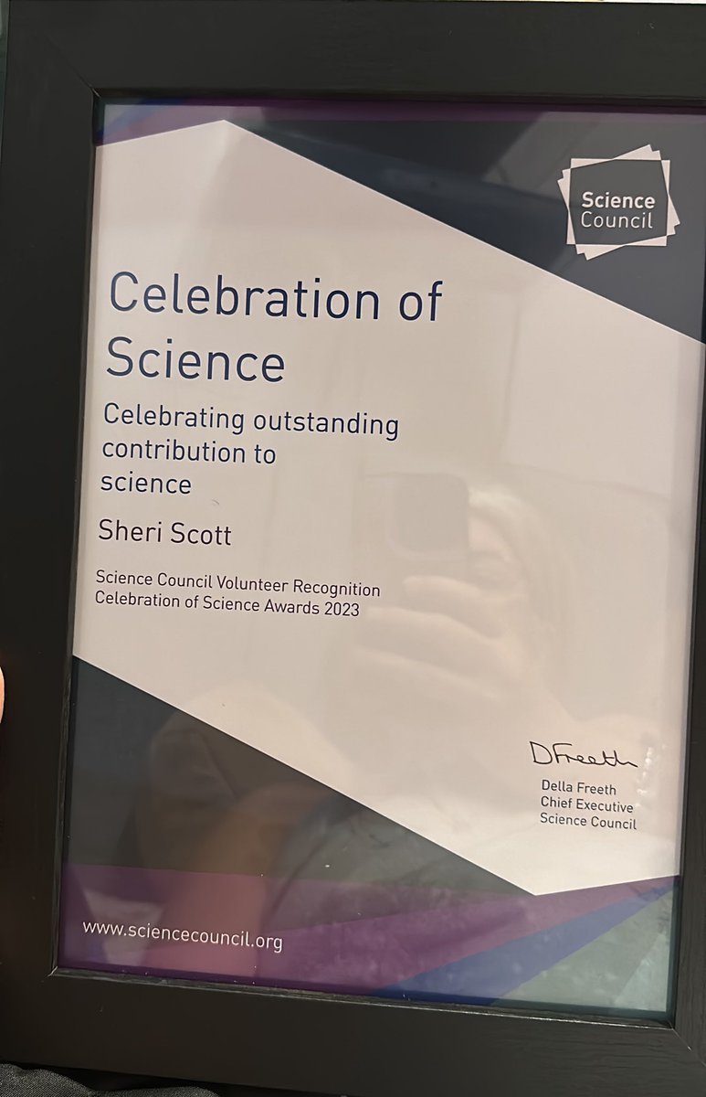 teachbiomed's tweet photo. Humbled to receive this at the @Science_Council Celebration of Science event last night. I am always happy to support any individual wishing to undertake #CPD or seek professional registration. @IBMSNottsDerby @IBMScience @NTUAppBiomed @TrentUni @NTUBIOSCIENCES https://t.co/dvtajrt1eV