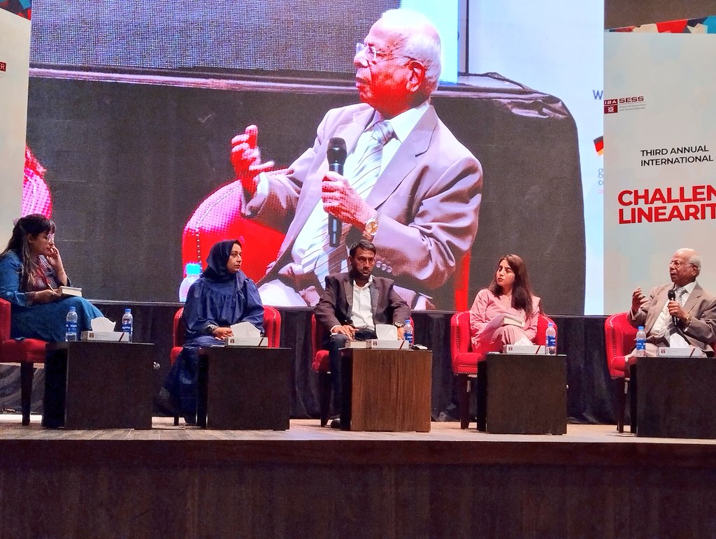UmemaSiddiqi's tweet photo. #HappeningNow at #CBERCON2023 #ChallengingLinearity

Comparing India, Pakistan, and Bangladesh in "Development Pathways", a book by Dr. Ishrat Hussain and PhD scholars of @ibakarachi 

@IBACBER @sess_iba https://t.co/5o7GF4Bqx5