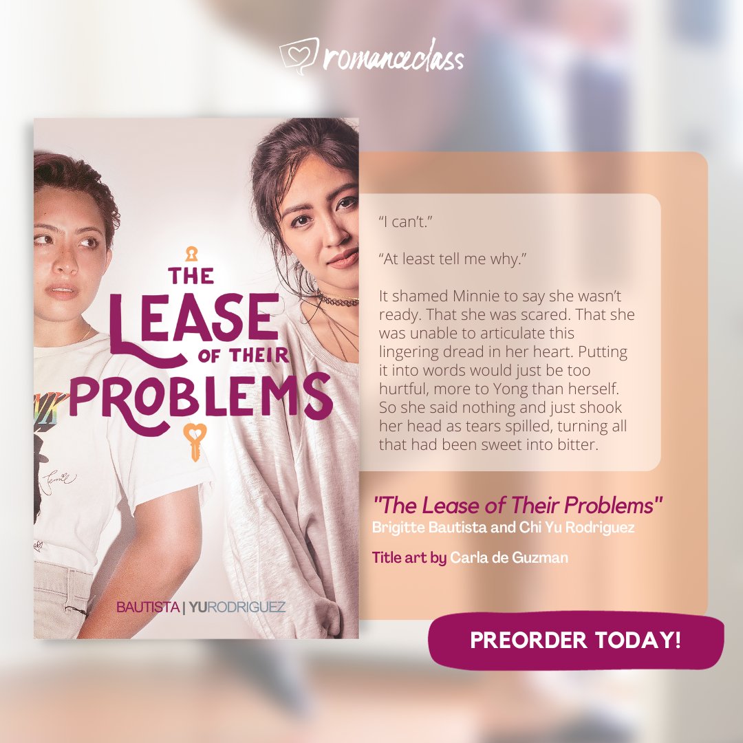 📣📣📣 Preorder The Lease Of Their Problems, new #romanceclass title from me and <a href="/chiyurodriguez/">🌻⁷ #BiExists</a> 

2nd chance wlw romance. Suddenly roommates. Oh no, rekindled feelings, what do what do. All the good goods with hilarious shenanigans on the side! 🤭

linktr.ee/TheLeaseOfThei…