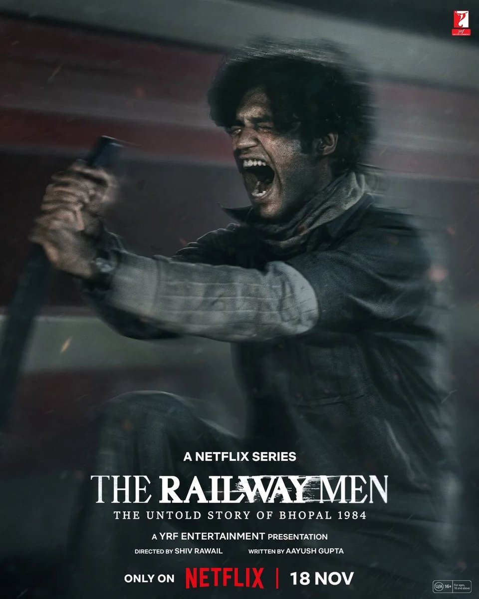 Amidst the chaos of a massive human tragedy, a few saviours put other lives first.
.
#TheRailwayMen - a four episode series releasing on November 18, only on Netflix!
.
#OCDTimes #TheRailwayMen #Yrf #YashRajFilms #RMadhavan #KayKayMenon #DivyenduSharma #BabilKhan #ShivRawail