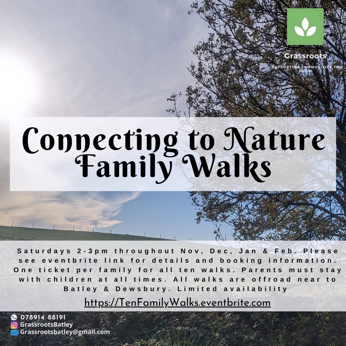 Walks for all the family, as the days become shorter and darker we adjust how we can stay active and still enjoy nature. Please visit the Eventbrite link for full details and to book <a href="/BatleySPF/">Batley Sporting Foundation</a> <a href="/KirkleesComPlus/">Kirklees Community Plus</a> <a href="/everybodyactive/">Everybody Active</a> @BatleySpenLead
