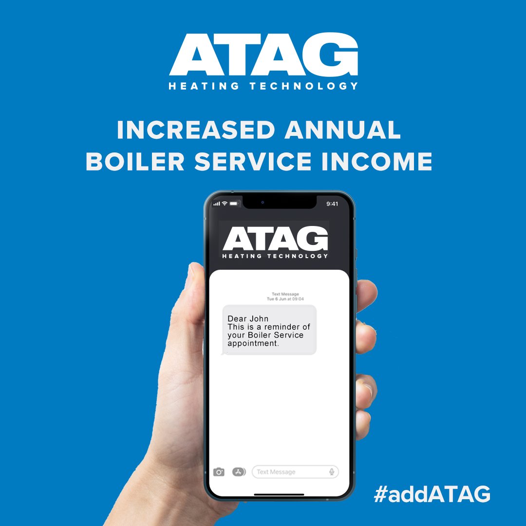 ⏰Never miss a beat with our annual boiler service reminders⏰

Stay worry-free and warm with automatic annual service reminders for both homeowners and their installers. Join the ATAG family for hassle-free heating!🔥💙

#addATAG